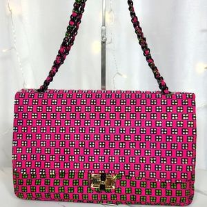 Brand new African print quilted Ankara bag